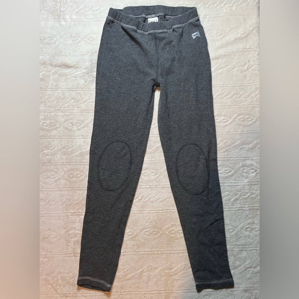 Nike Charcoal Waffle Leggings - youth large